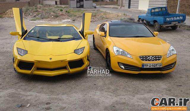 خط تولید لامبورگینی ایرانی استارت خورد+تصاویر