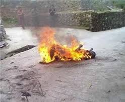 خودسوزی یک زن در اردبیل