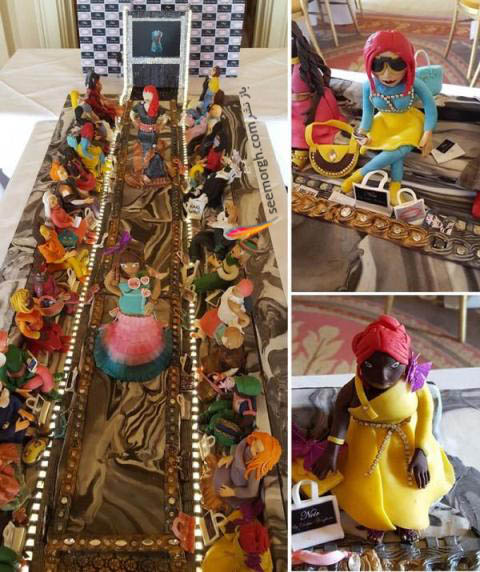 یک عرب گرانترین کیک دنیا را برای مراسم نامزدی دخترش سفارش داد! عکس یک عرب گرانترین کیک دنیا را برای مراسم نامزدی دخترش سفارش داد! عکس