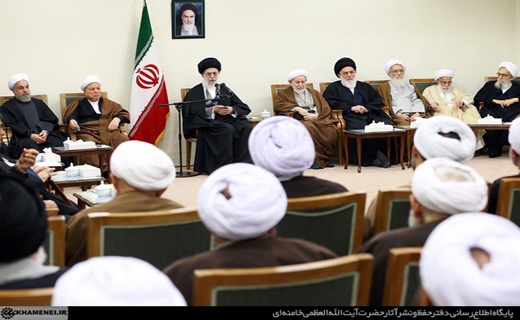 رئیس و اعضای مجلس خبرگان رهبری با رهبر انقلاب دیدار کردند رئیس و اعضای مجلس خبرگان رهبری با رهبر انقلاب دیدار کردند