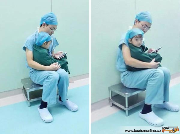 تصاویر:کار جالب و انسان دوستانه این پزشک قبل از عمـل