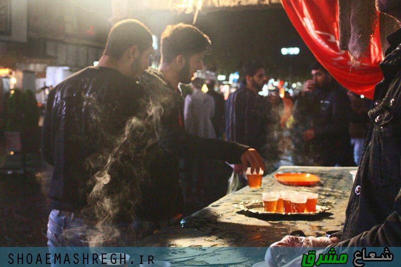 گزارش تصویری از ایستگاه صلواتی هیات میثاق با شهدا رشت