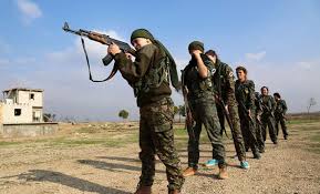 تصاویر : زنان چریک مسیحی در جنگ داعش