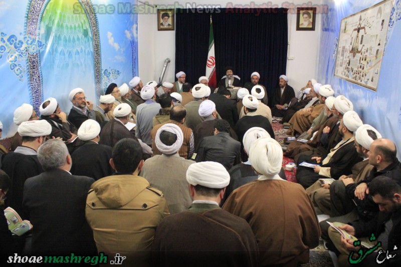 آیت الله سید علی حسینی اشکوری در دیدار با جمعی از طلاب استان گیلان+گزارش تصویری