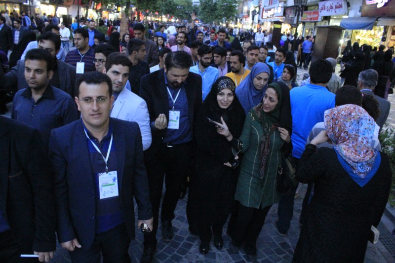 اعضای منتخب ngo های جوانان سراسر کشور از پیاده راه فرهنگی رشت بازدید کردند
