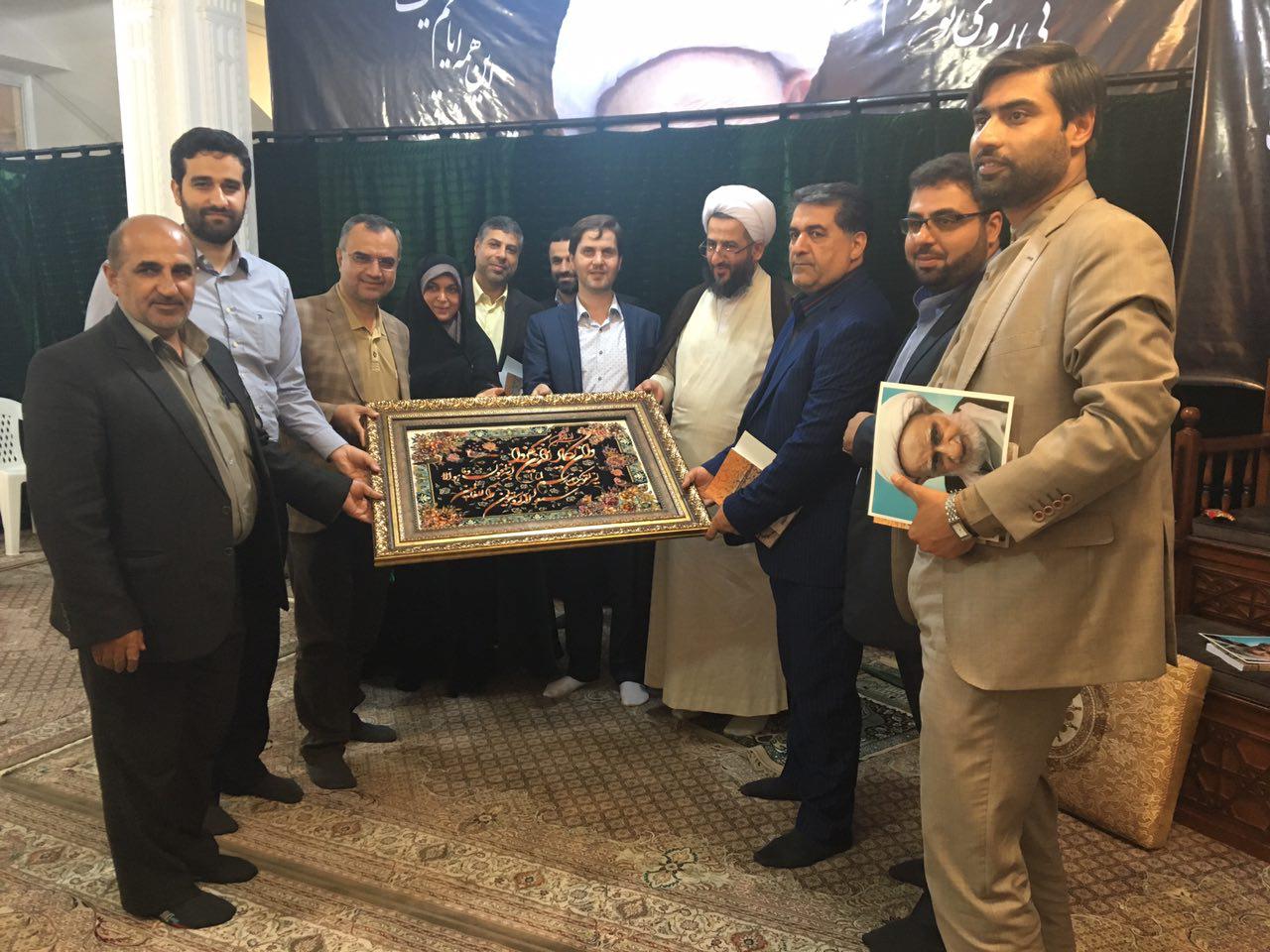دیدار مسئولین فرهنگی با حجت الاسلام والمسلمین مدنی