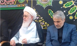 حضور نوبخت در مراسم عزاداری بیت امام جمعه رشت