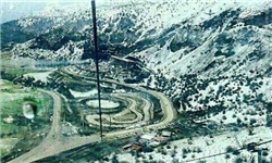 بارش برف پاییزی منطقه گردشگری حیران آستارا را سفیدپوش کرد
