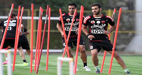 حرکات عجیب پرسپولیسی ها در تمرین امروز +تصاویر