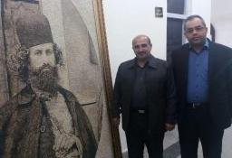 رونمایی از تابلوی سنگی میرزا کوچک خان جنگلی