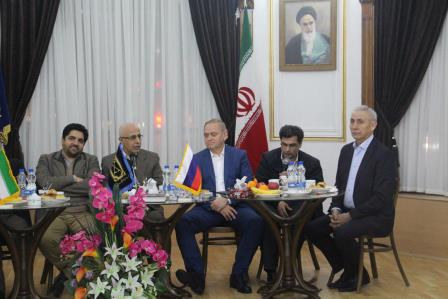 هیئت عالی رتبه از استان ولگاگراد روسیه در رشت