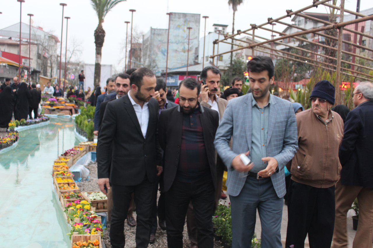 جشنواره گل و گیاه زینتی در پیاده راه فرهنگی رشت