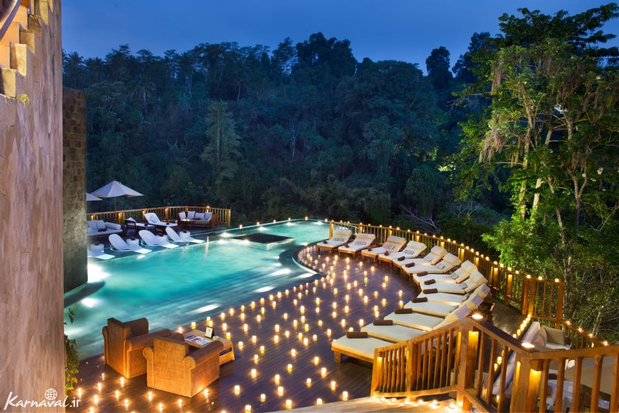 رمانتیک ترین هتل دنیا در بالی به روایت تصویر