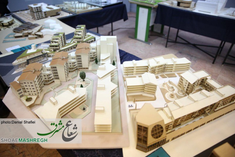 نمایشگاه آثار برتر معماری دانشگاه ها و مراکز آموزش عالی رشت+گزارش تصویری