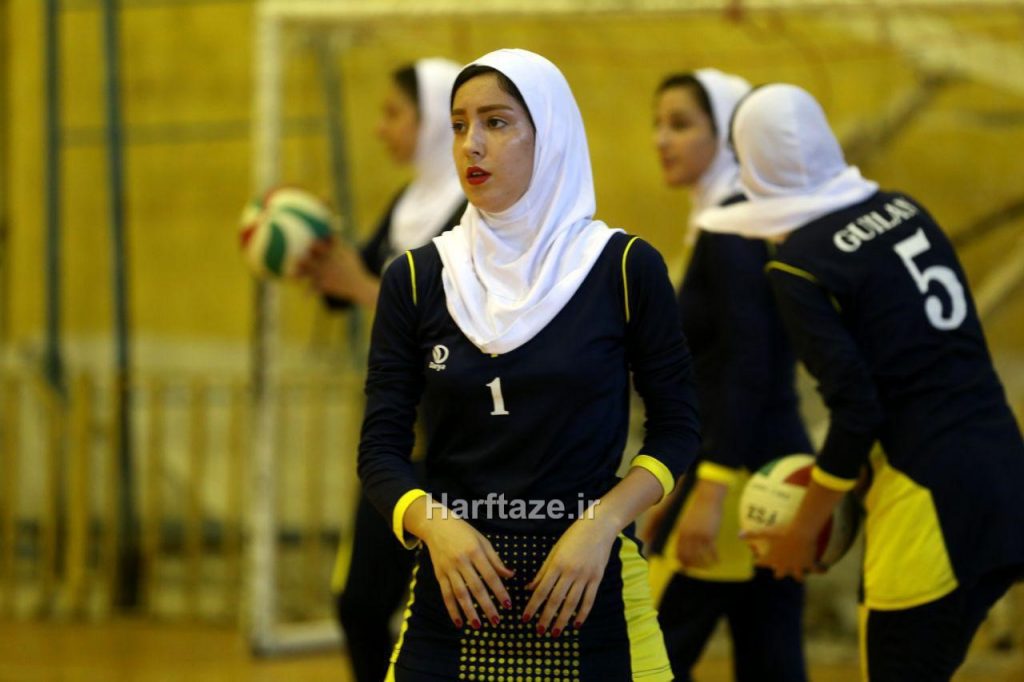 گزارش تصویری از تمرین تیم والیبال امید دختران گیلان