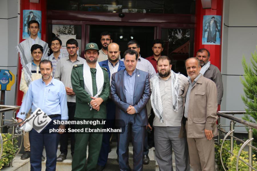 تصاویر نشست صمیمانه مدیرکل اداره انتقال خون گیلان با  جمعی از بسیجیان