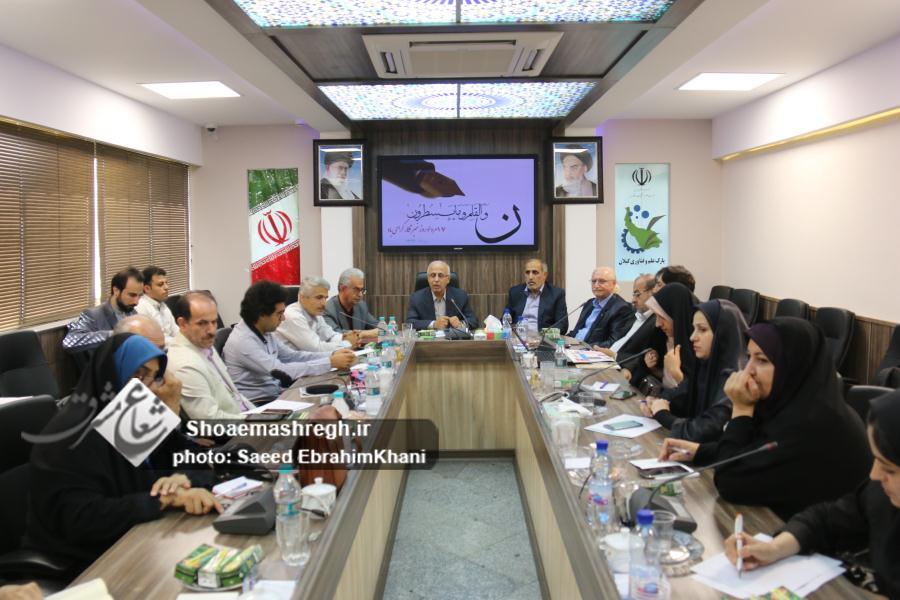 نشست خبری رئیس پارک علم و فناوری گیلان به روایت تصاویر