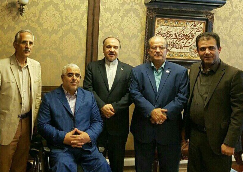 دیدار مالک و مدیرعامل داماش گیلان با وزیر ورزش و جوانان