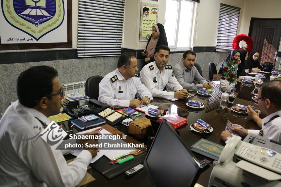نشست خبری رییس  پلیس راهور گیلان+تصاویر