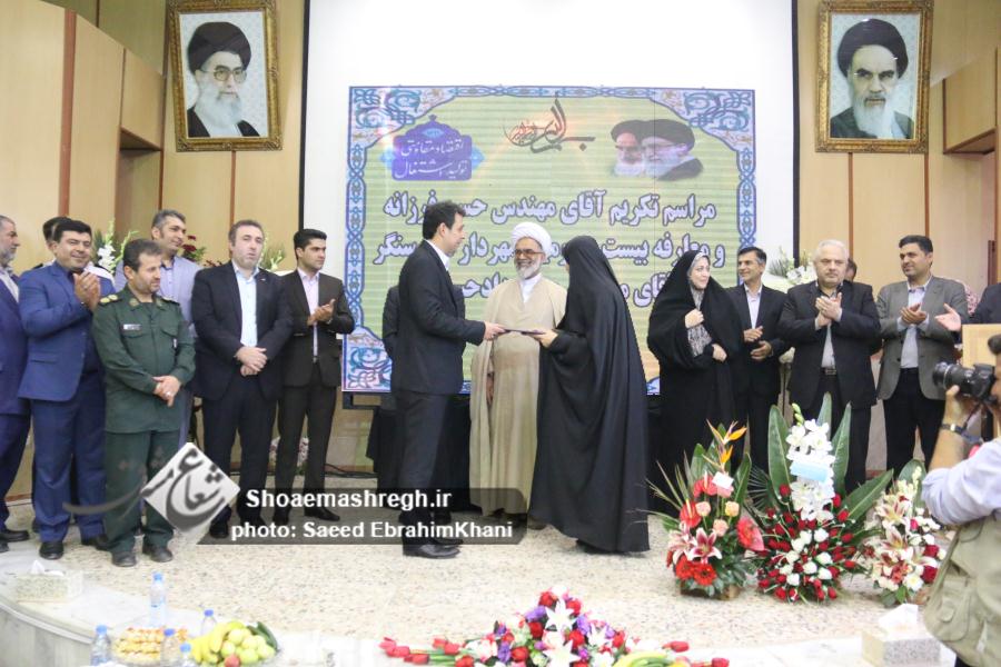 گزارش تصویری آیین تکریم حسن فرزانه و معارفه مهندس مجید زاد حسینی به عنوان شهردار سنگر