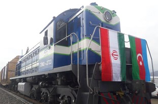 ورود آزمایشی نخستین قطار روسی به خاک ایران + تصاویر
