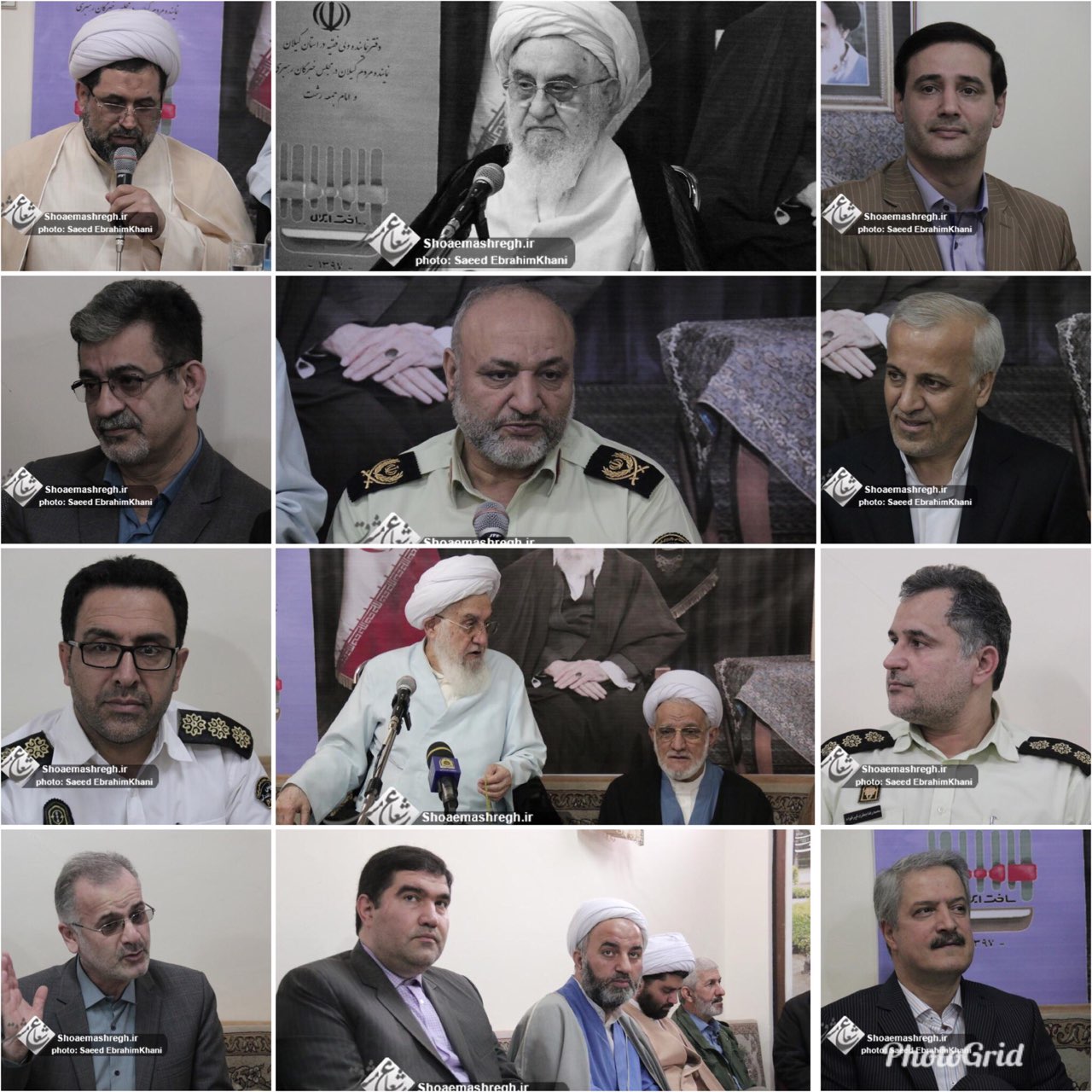 گزارش تصویری دیدار مسئولین با آیت الله قربانی به مناسبت سال نو