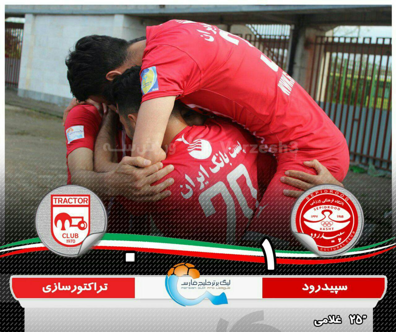 سنگ تمام هواداران و استرس یک استان با طعم شیرین انتقام همراه شد/ سپیدرود جنگید و برنده جدال بقا شد
