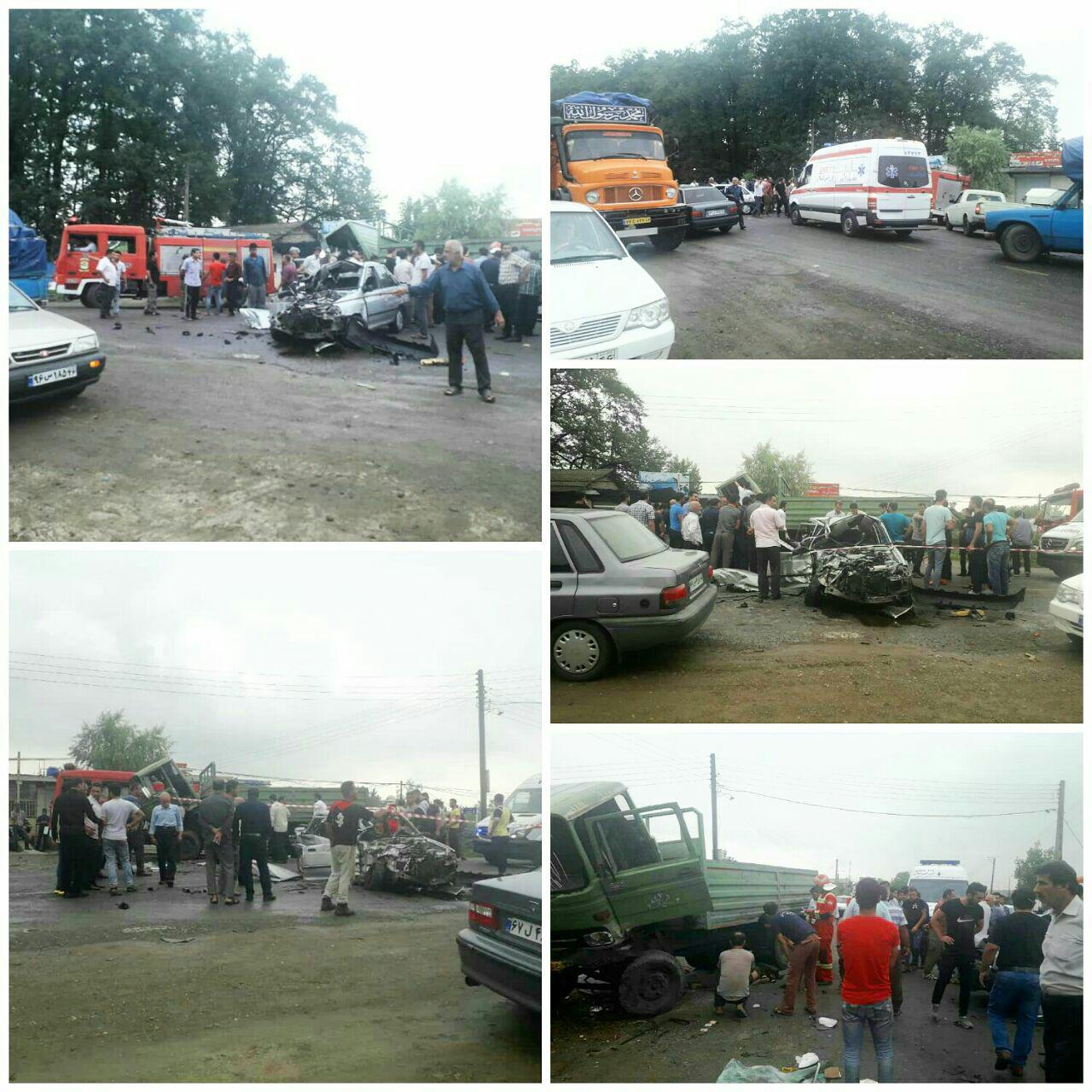 تصادف شدید در جاده جیرده رشت، دو کشته بر جای گذاشت تصادف شدید در جاده جیرده رشت، دو کشته بر جای گذاشت