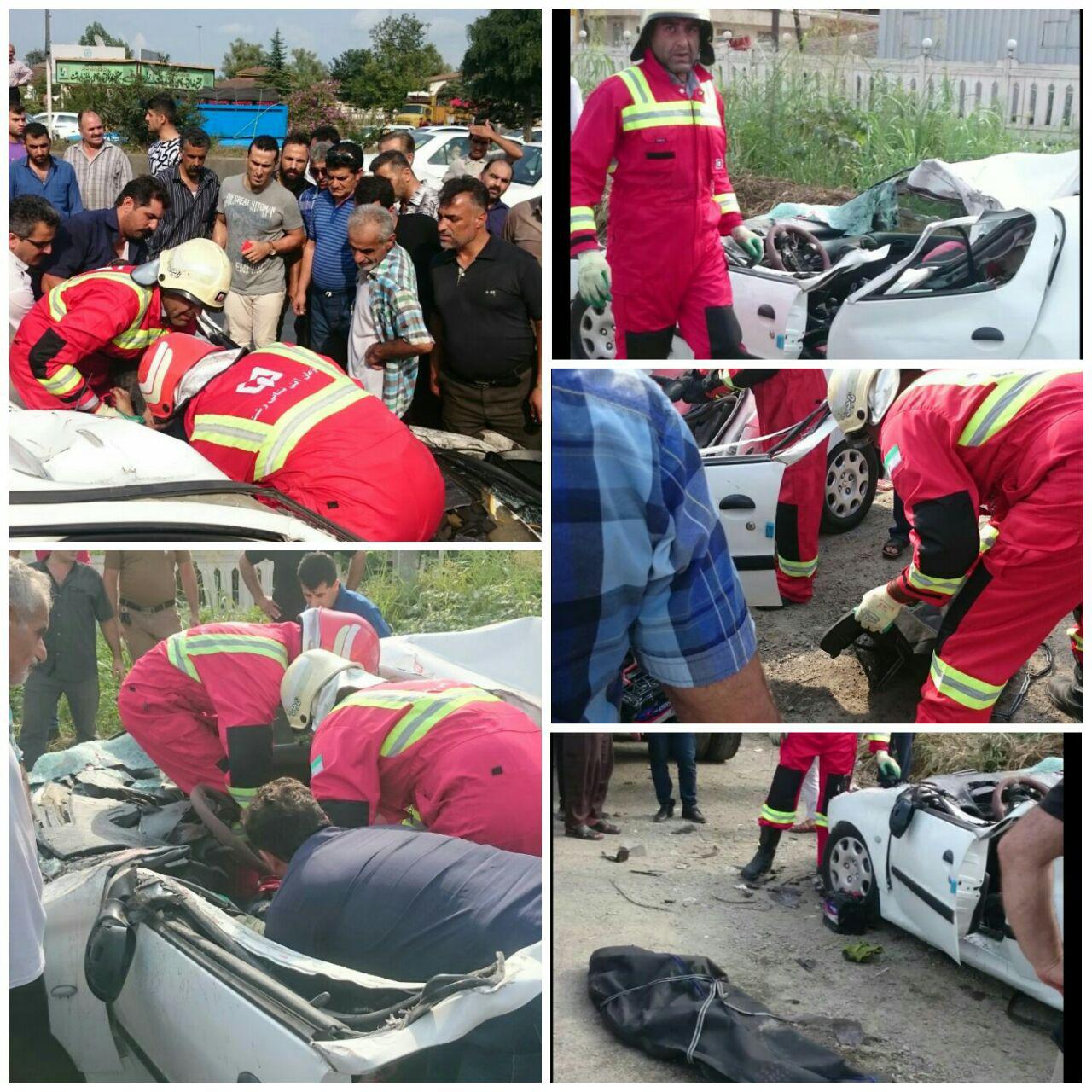 تصادف منجر به فوت در جاده تهران __ رشت تصادف منجر به فوت در جاده تهران __ رشت