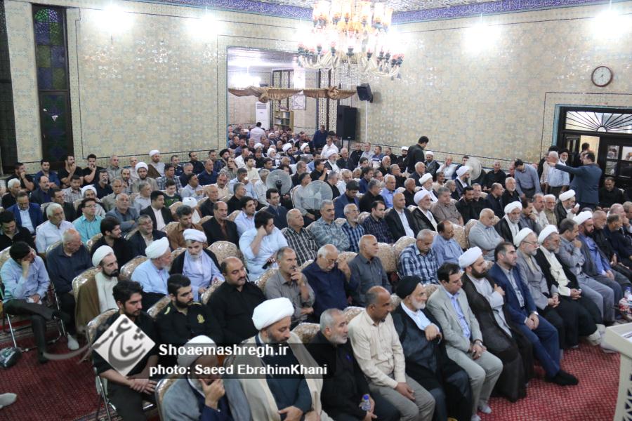 گزارش تصویری مراسم سومین روز درگذشت همسر حجت الاسلام حجازی-مسجد گلسار