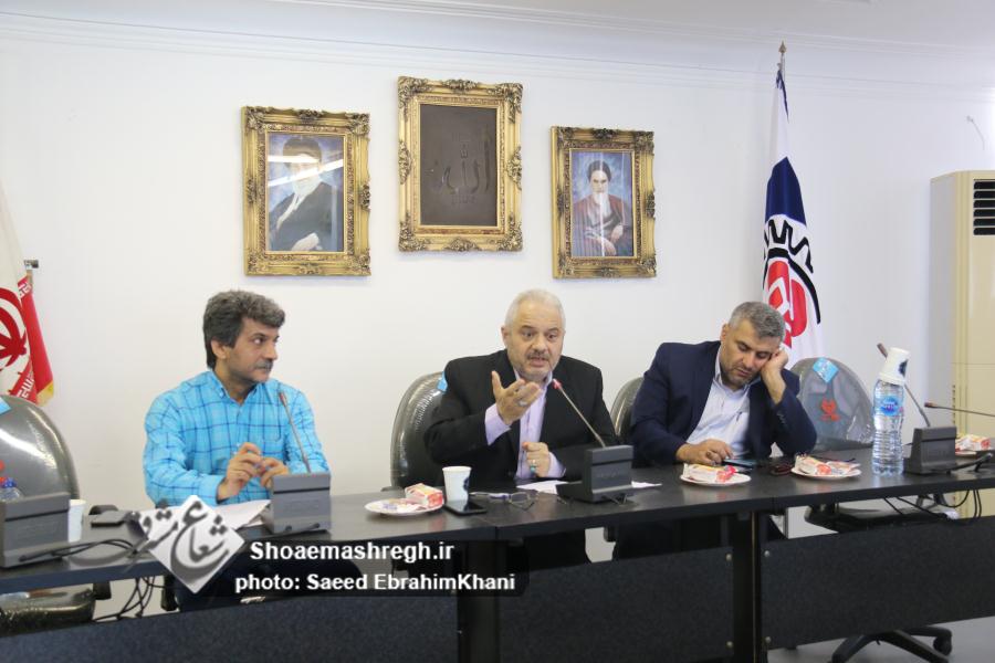 گزارش تصویری مراسم تجلیل از خبرنگاران توسط رییس اتاق اصناف گیلان