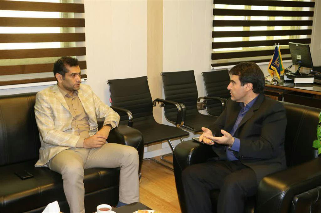 حضور مهندس علی بهارمست سرپرست شهرداری کلانشهر رشت در شهرداری منطقه ۱