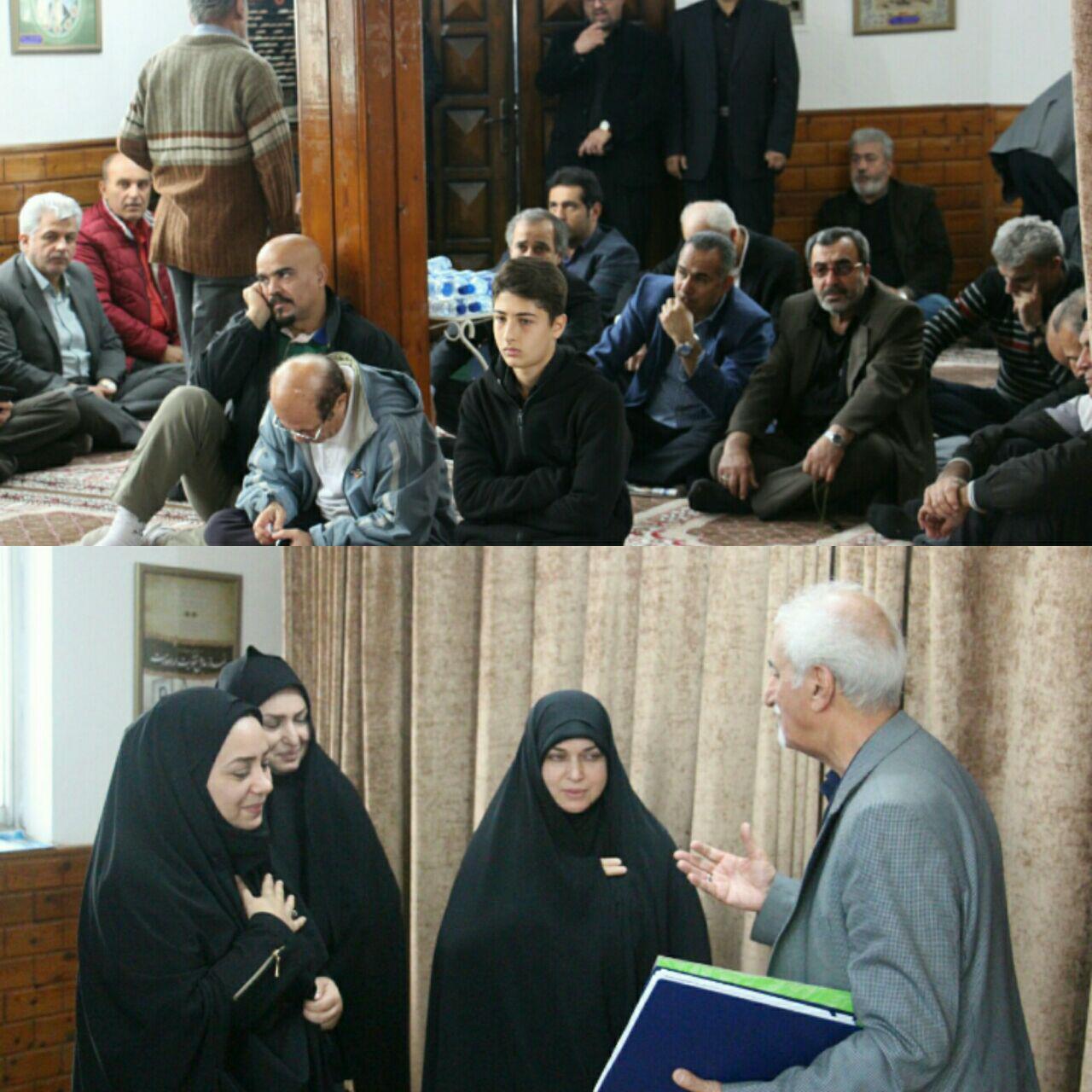 گزارش تصویری مراسم یادبود زنده یاد رجبعلی شیرزاد در مجموعه ورزشی شهید عضدی رشت