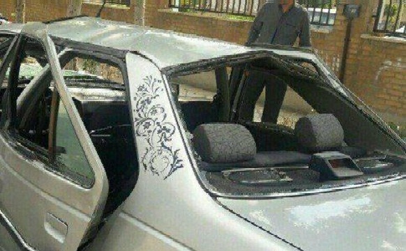 انفجار بمب در داخل خودرویی در چابهار انفجار بمب در داخل خودرویی در چابهار