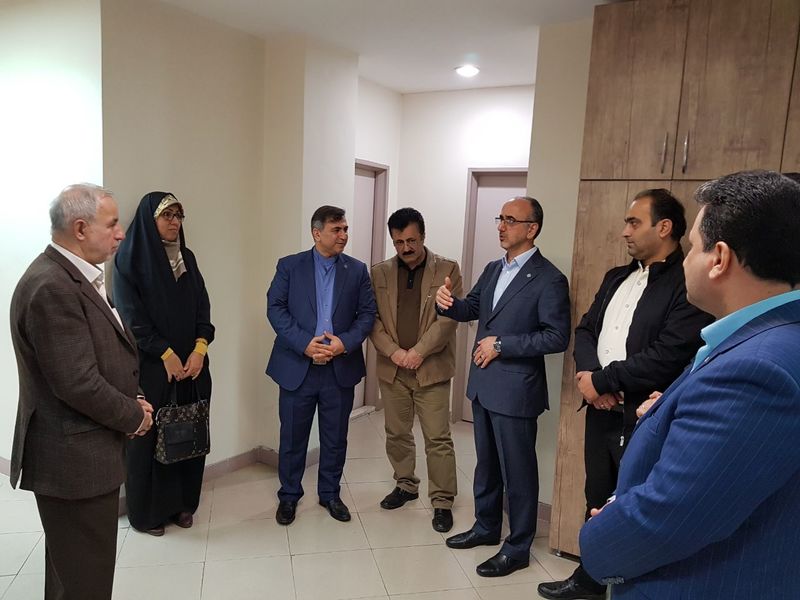 بازدید نماینده مردم رشت در مجلس از تامین اجتماعی