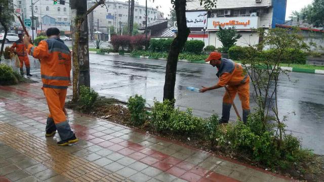 گزارش تصویری حوزه مدیریت خدمات شهری از هفته نوزدهم طرح پاکسازی هفتگی محلات شهر رشت