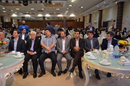 مراسم تجلیل از خبرنگاران توسط شهرداری و شورای شهر رشت در تالار گلستان با حضور مهندس عطایی مدیر منطقه ۱