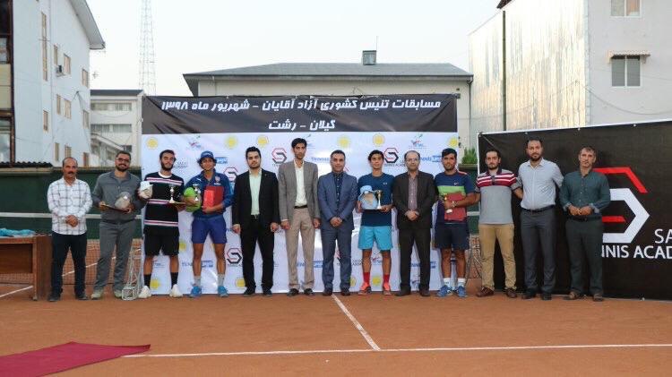 گیلان قهرمان مسابقات تنیس مردان کشور