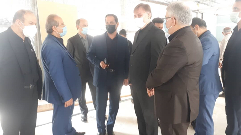 بازدید مسوولان عالی گیلان از پیشرفت فیزیکی بیمارستان صحرایی ارتش در رشت