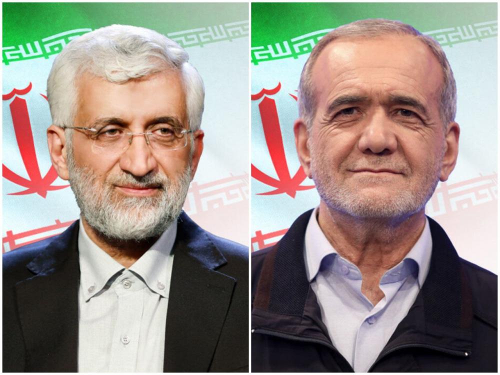مسعود پزشکیان و سعید جلیلی به دور دوم انتخابات می روند