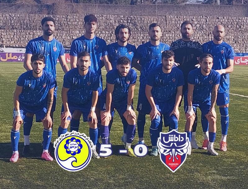 شکست سنگین داماش از شهرداری نوشهر