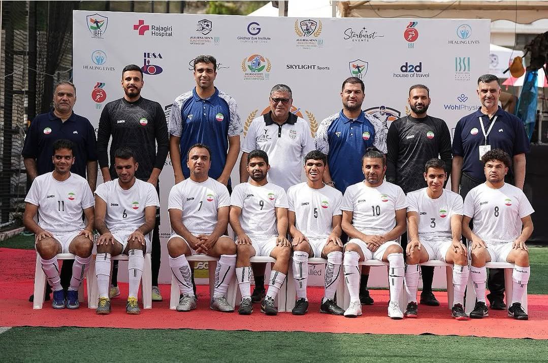 افتخارآفرینی مربی گیلانی؛ نایب‌قهرمانی ایران در جام ملت‌های فوتبال نابینایان هند